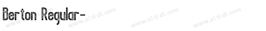Berton Regular字体转换